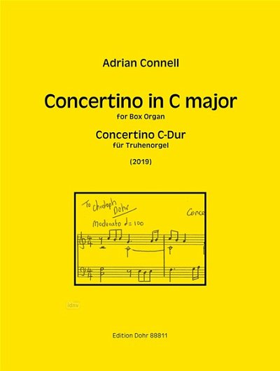 A. Connell: Concertino in C major, Orgm