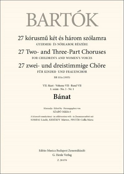 B. Bartók: Bánat, Fch/Kch (Chpa)
