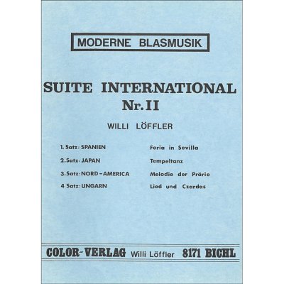 W. Löffler: Suite International Nr. 2, Blaso (Dir+St)