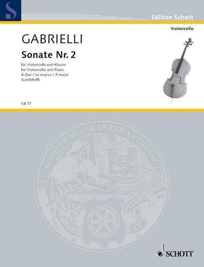DL: D. Gabrielli: Sonate Nr. 2 A-Dur, VcKlav