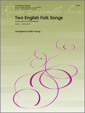 Two English Folk Songs, 4Sax (Pa+St)