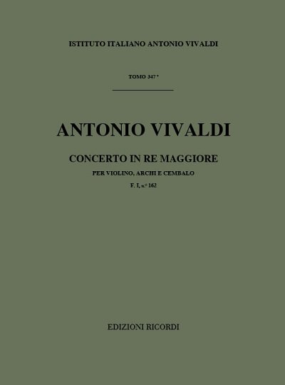 Concerto in Re Maggiore (D Major) Rv 213 (Part.)