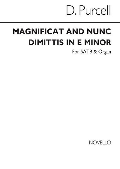 D. Purcell: Magnificat And Nunc Dimittis In E Minor
