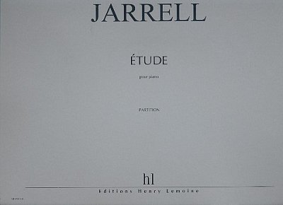 M. Jarrell: Etude pour piano, Klav
