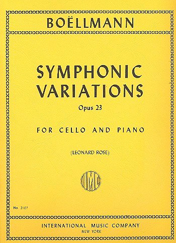 L. Boëllmann: Symphonic Variations Op.23 (Rose) (Bu)