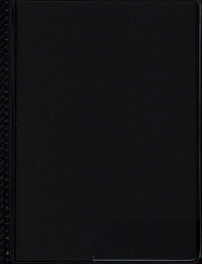 STAR Marschnotenmappe 12,4x17,8cm hoch 30 Taschen schwarz
