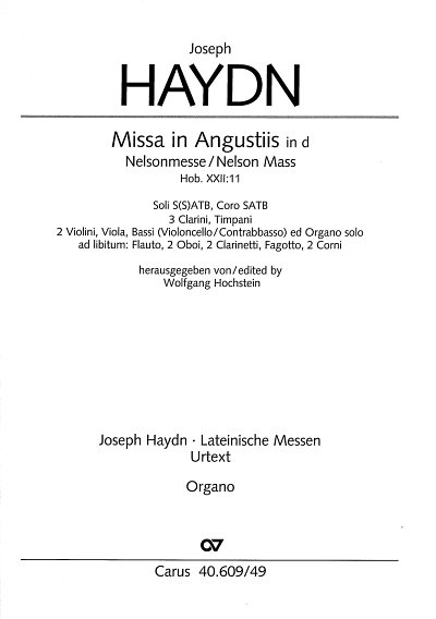 J. Haydn: Missa in Angustiis in d, GesGchOrchOr (Org)