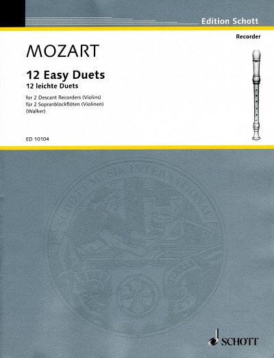 W.A. Mozart: 12 leichte Duette KV 487  (Sppa)