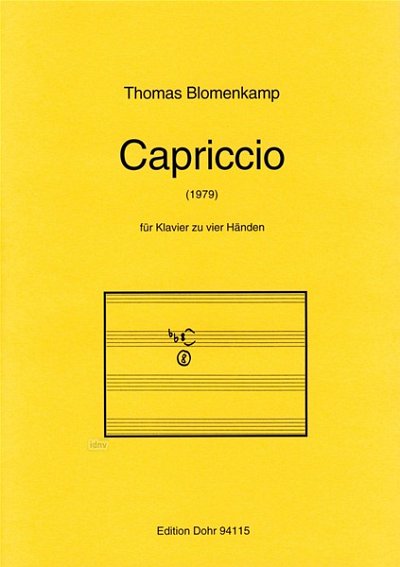 T. Blomenkamp: Capriccio, Klav4m (Part.)