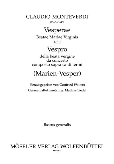C. Monteverdi: Marien-Vesper, 6GsGch4OrBc