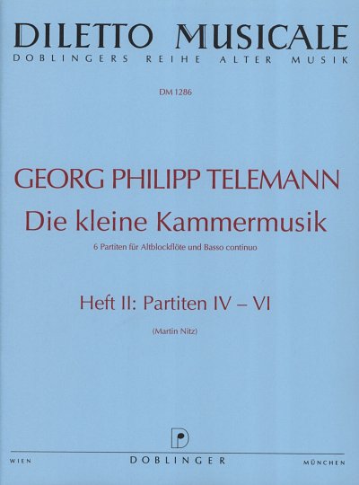 G.P. Telemann: Die Kleine Kammermusik (6 Partiten 2) Diletto