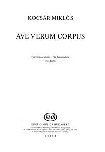 M. Kocsár: Ave verum corpus