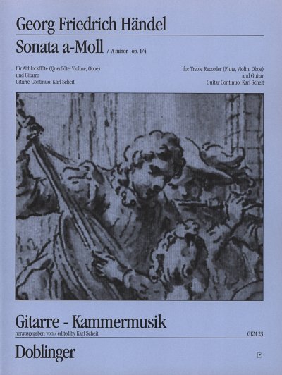 AQ: G.F. Händel: Sonata a-Moll op. 1/4, AbflFlObGit (B-Ware)