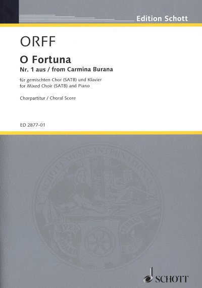 C. Orff: O Fortuna, GchKlav (Chpa)