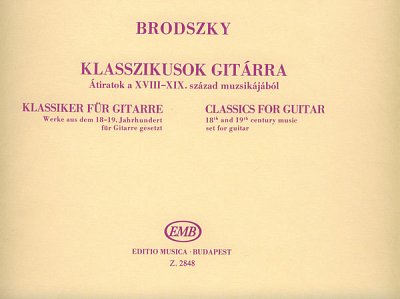 F. Brodszky: Classics for Guitar, Git