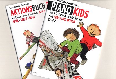H.-G. Heumann: Piano Kids Band 2 + Aktionsbuch 2, Klav