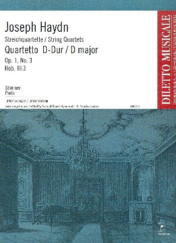 J. Haydn: Streichquartett D-Dur op. 1/3 Ho, 2VlVaVc (Stsatz)