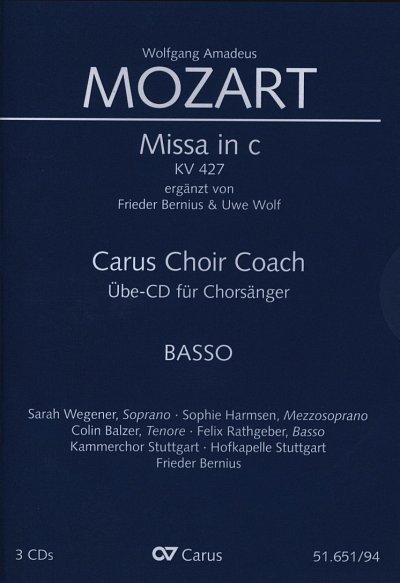 AQ: W.A. Mozart: Messe c-Moll KV 427, 4GsGchOrch (3 (B-Ware)