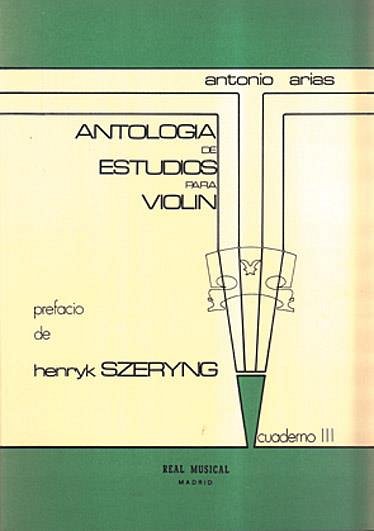 A. Arias: Antología de estudios para violín 3, Viol