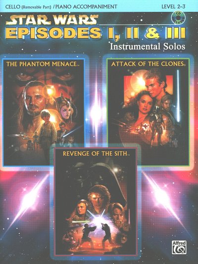 J. Williams: Star Wars Episodes 1-3, VcKlav (+CD)