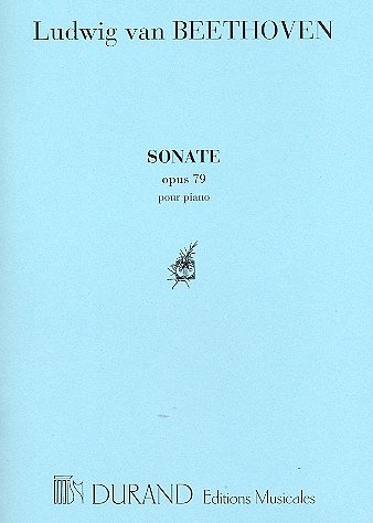 L. v. Beethoven: Sonate En Sol Majeur Op 79 N 25, Klav