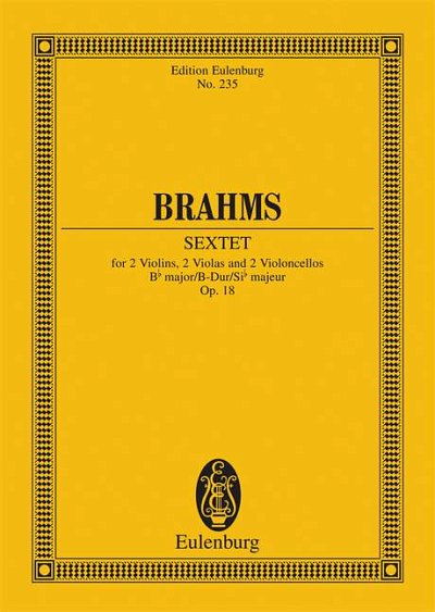 DL: J. Brahms: Streichsextett B-Dur (Stp)