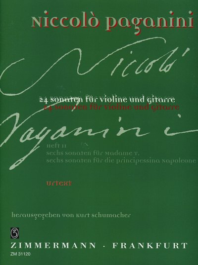 N. Paganini: Vierundzwanzig Sonaten