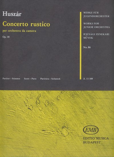 L. Huszár: Concerto rustico op. 18, HrnKamo (Pa+St)