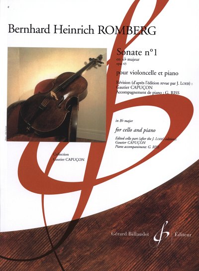 B. Romberg: Sonate en sib majeur op.43, Violoncello, Klavier