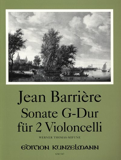 J. Barriere: Sonate G-dur, 2Vc (Sppa)