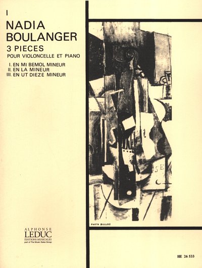 N. Boulanger: Trois Pièces No. 1 en mi bé, VcKlav (KlavpaSt)