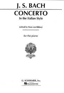 J.S. Bach: Concerto In The Italian Style, Klav