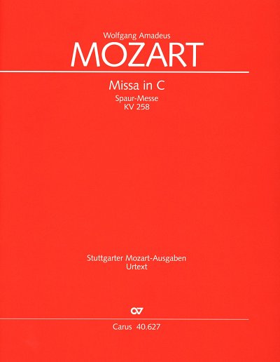 W.A. Mozart: Missa in C KV 258, 4GesGchOrch (Part)