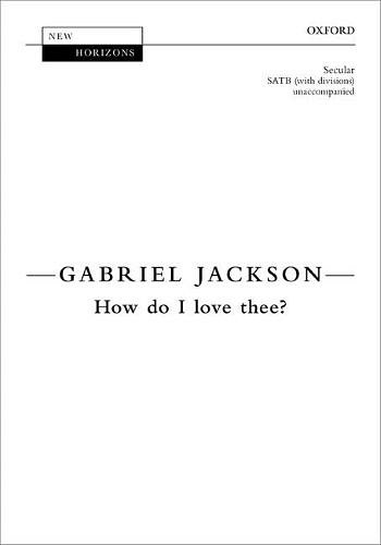 G. Jackson: How Do I Love Thee?, GchKlav (KA)