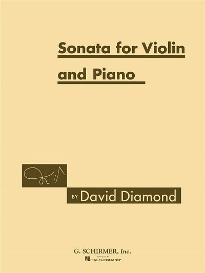 D. Diamond: Sonata No. 1, VlKlav (KlavpaSt)