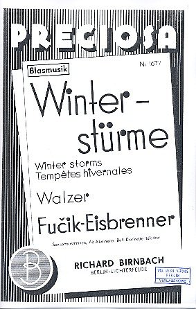 J. Fucik: Winterstuerme, Blasorch (OStsatz)