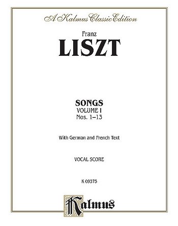 F. Liszt: Songs, Volume I, Ges (Bu)