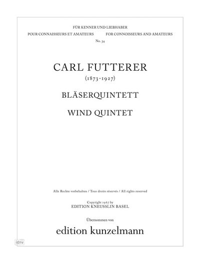 C. Futterer: Quintett B-Dur (Pa+St)