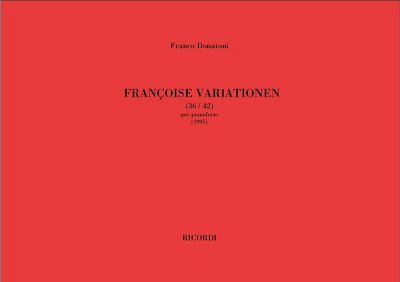 Francoise Variationen (36-42), Klav