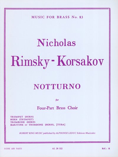 N. Rimski-Korsakow: Nocturne (Pa+St)