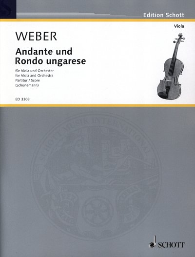 C.M. von Weber: Andante und Rondo ungarese (Part.)