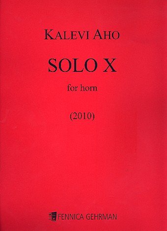 K. Aho: Solo X, Hrn