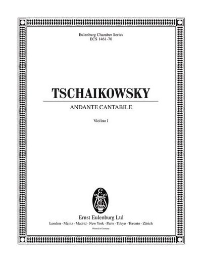 P.I. Tschaikowsky y otros.: Andante Cantabile