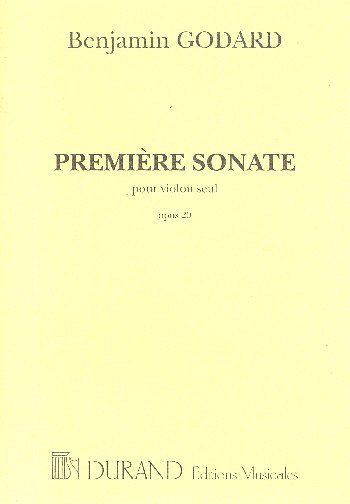 B. Godard: Premiere Sonate Opus 20 Pour Violon Seul, Viol