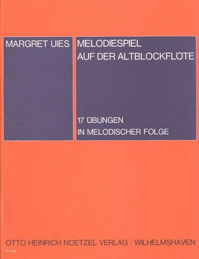 Uies Gruetzner Margret: Melodiespiel Auf Der Altblockfloete
