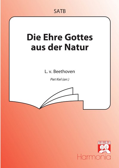 L. v. Beethoven: Die Ehre Gottes aus der Na, Gch;Klav (Chpa)