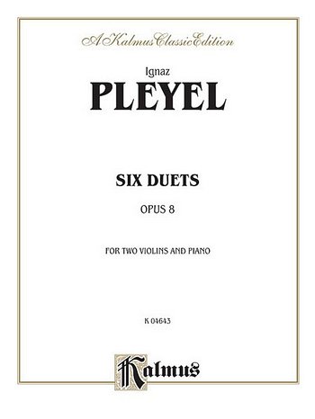 I.J. Pleyel: Duets, Op. 8, Viol
