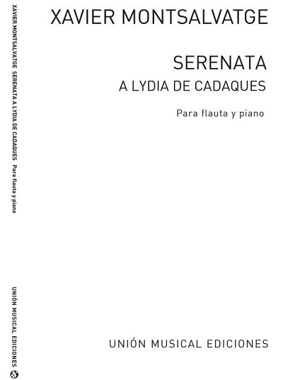 Serenata A Lydia De Cadaques, FlKlav (KlavpaSt)
