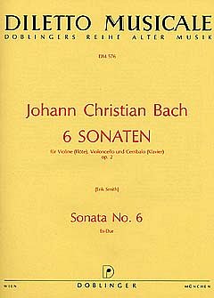 J.C. Bach: 6 Sonaten Op 2/6 Es-Dur