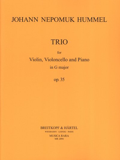 J.N. Hummel: Trio G-Dur Op 35